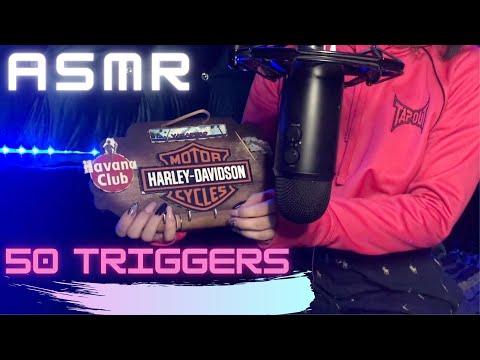 ASMR | 50 Triggers in 15 Minutes, for Tingles & Sleep | Tapping,Scratching,Crinkles ETC (NO TALKING)