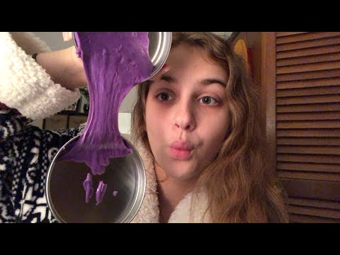 ASMR | PUTTY! | tapping, whispering, and playing with putty