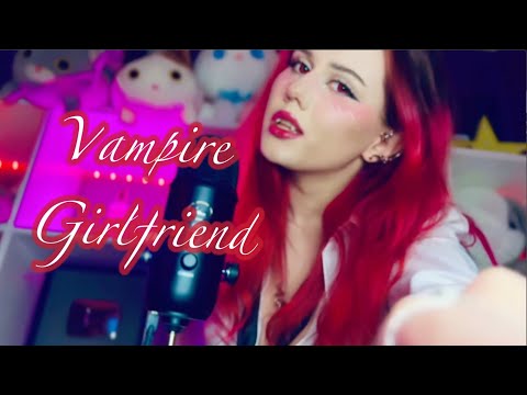 ASMR 🩸 Your Vampire Girlfriend Hypnosis Role Play 🩸 Gentle Whisper Body Clothes Triggers 💤