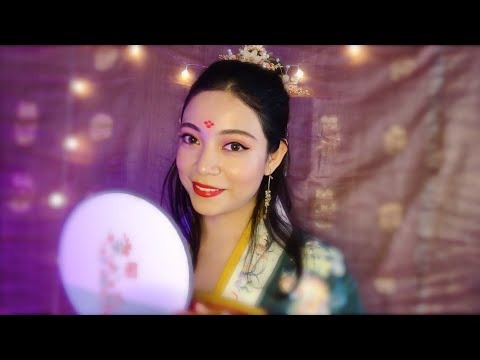 ASMR Traditional Hanfu 汉服Styling - Beauty Lady Get Your Ready For a Ceremony Roleplay