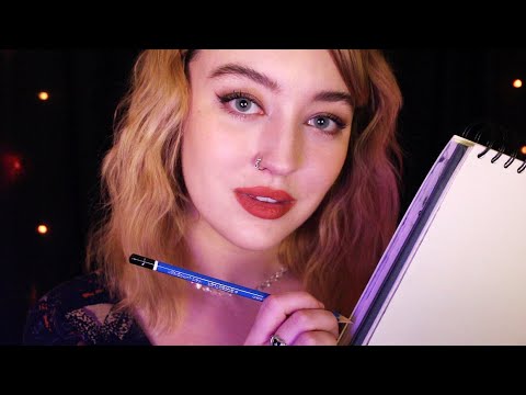 ASMR Drawing You Roleplay 💜 Personal Attention