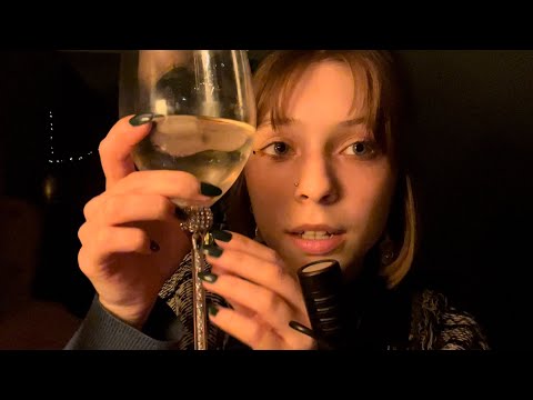 ASMR lo-fi nails tapping + glass and necklace tapping + some ice eating 💅🏼