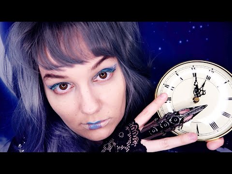 ASMR 🌀 TIME WIZARD HELPS YOU SLEEP LONGER 🌀 Fast then Slow Pacing & Yawns & Breathing & Clock Sounds