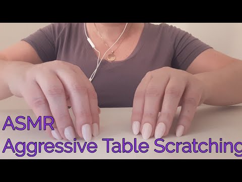 ASMR Aggressive Table Scratching