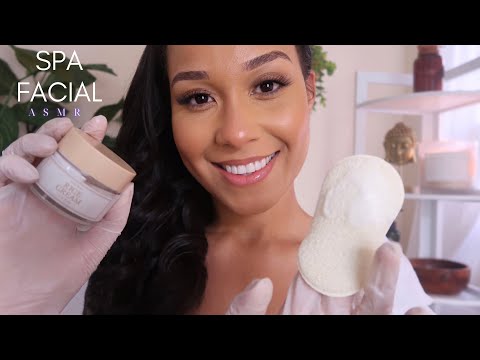ASMR Pampering Spa Day Rejuvenating Facial 🥥 Dermatologist Skin Treatment With Layered Sounds