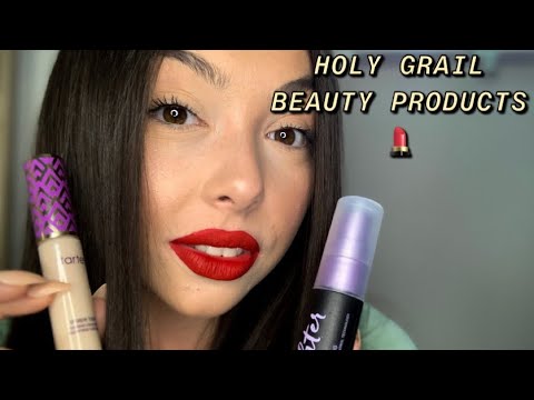 ASMR MY HOLY GRAIL BEAUTY PRODUCTS | CLOSE WHISPER