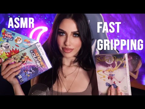 ASMR - Fast and Aggressive Gripping and tapping