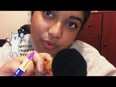 ASMR CARING FRIEND GETS YOU READY FOR A DATE RP | FAST TAPPING