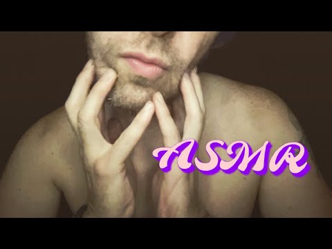 ASMR Beard Scratching - Male Beard Sounds on Mic