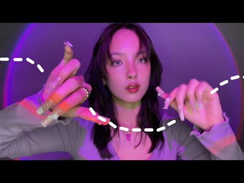 VISUAL ASMR | Layered Sounds, Invisible Triggers, and Hand Movements (face tapping and mouth sounds)