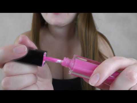 ASMR lip gloss sounds