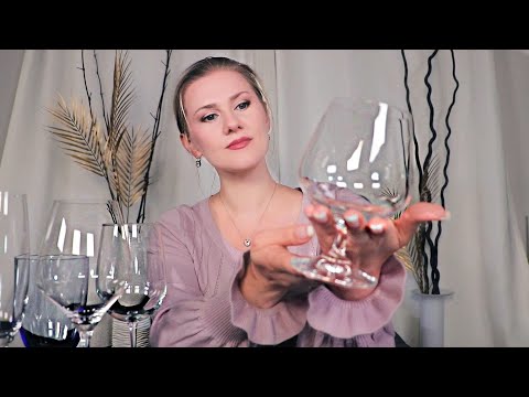 Glassware Etiquette 🥂 ASMR • Soft Spoken • Proper Wine Tasting