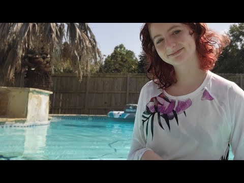 ASMR//relaxing in the pool with you 🧜‍♂️🧜‍♀️