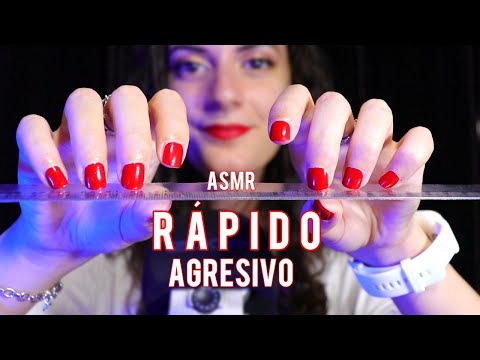 ASMR RAPIDO y AGRESIVO para Dormir |ASMR Español