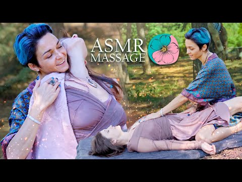 ASMR Whispering Massage & Energy Treatment in central park by Taya