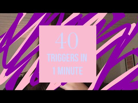 46 Triggers In 1 Minute! | Caro ASMR
