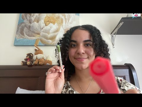 ASMR drawing on your face ✍️😄(measuring, camera touching📷)