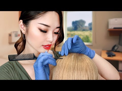 [ASMR] Doctor Dry Scalp Check and Treatment