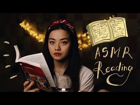 [ASMR] Reading a Book for Your Sleep| Soft Spoken| Close Whisper| Page Flipping