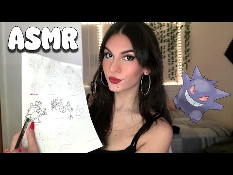 DIBUJANDO POKEMON | asmr español