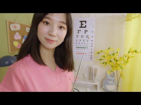 ASMR School Nurse's Office💛 (Annual Exam, Lice Check, Taking Care of You)