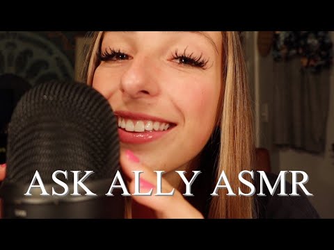 ASMR ASK ALLY | how to find happiness