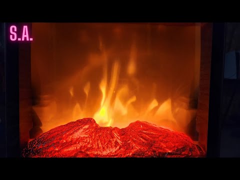 Asmr | Muted Campfire Heater Screen