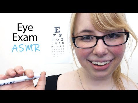 ASMR Nurse Eye Exam - Light Triggers