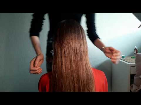 ASMR hair brushing, reiki & scalp massage | light acupressure ~ relaxing session