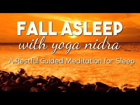 FALL ASLEEP WITH YOGA NIDRA  : Guided Meditation for Deep Restful Sleep