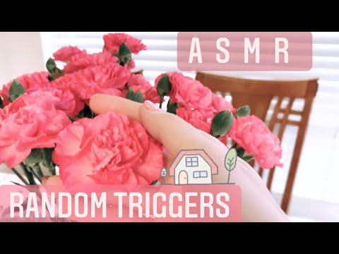 ASMR Triggers Around My House!🏠(Tracing, Tapping, Crinkles)+NO TALKING