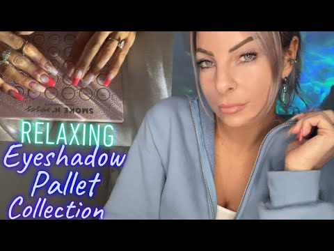 ASMR LoFi Eyeshadow Pallet Collection Whispering , DELICATE Tapping Sounds & Tracing