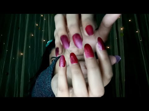 ASMR Hand Movements with Layered Mouth Sounds