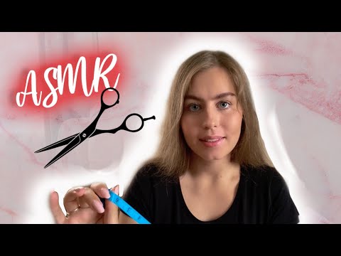 [ASMR] Relaxing Hair Salon Roleplay 💇 Measuring • Massage • Writing • Scissors