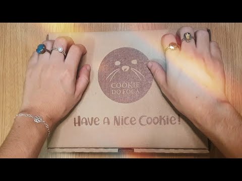 ASMR COOKIE GIGANTE MUKBANG (CASEIRINHO) | Cookie do Foca de Nutella e Doce de Leite