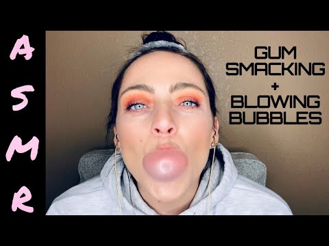 ASMR | Loud Gum Smacking & Blowing Bubbles | Mouth Sounds 😛