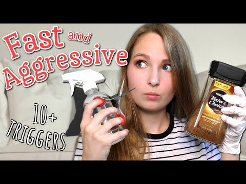 ASMR | FAST and AGGRESSIVE: 10+ Triggers! (plus 1K thank you!)