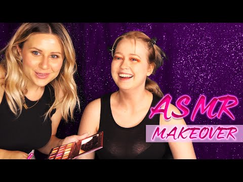 ASMR gorgeous makeover, Macy pampers Fair in makeup glam, gentle & tingly soft whispers for sleep