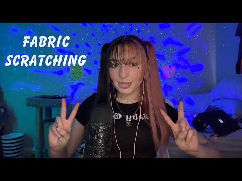 ASMR | Fabric Scratching while Rambling ♡