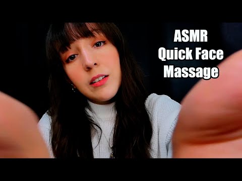 ⭐ASMR [Sub] Quick and Relaxing Face Massage (Layered Sounds, Soft Spoken)