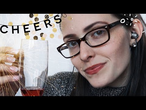 ASMR for New Years Eve (tapping, drinking, whispering)