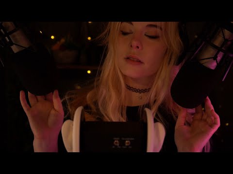 ASMR | 3h slow Ear to Ear Whispering & behind Ear Scratching, Layered Sounds