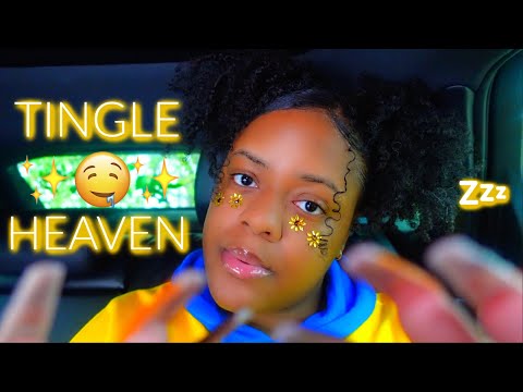 ASMR ✨15 MINUTES IN TINGLE HEAVEN 💛😴✨ {M♡UTH SOUNDS, RAIN, DEEP EAR ATTENTION...♡)
