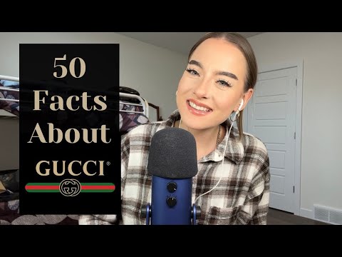 ASMR ✨ 50 facts about Gucci (clicky whispers for sleep & relaxation)