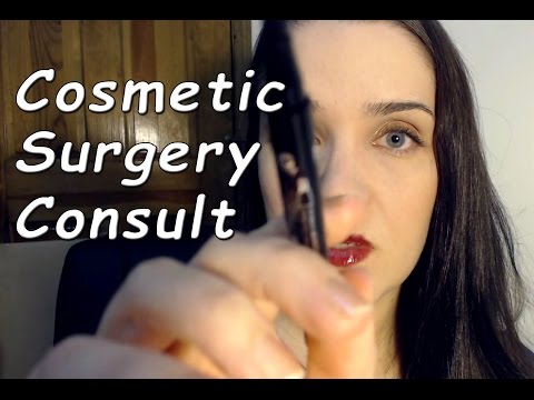 ASMR Cosmetic Surgery Consultation + Treatment, Face Touching, Latex, Massage