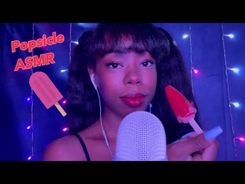 ASMR| Popsicle wet mouth sounds 👄 layered sounds [requested]