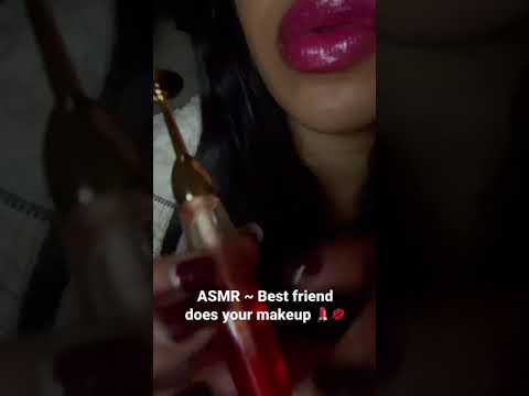 ASMR~ Best Friend Does Your Makeup 💄 with Mouth Sounds