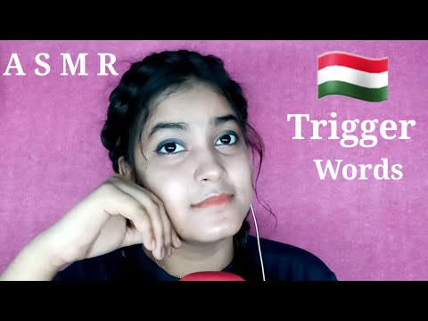 ASMR Hungarian Trigger Words With Inaudible Whispering