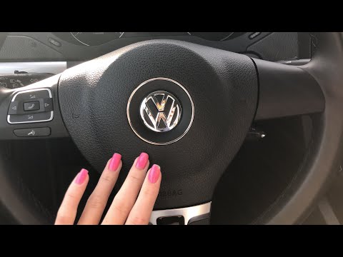 CAR ASMR | tapping and scratching | whispering