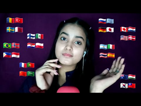 ASMR Trigger Words in 40 Different Languages
